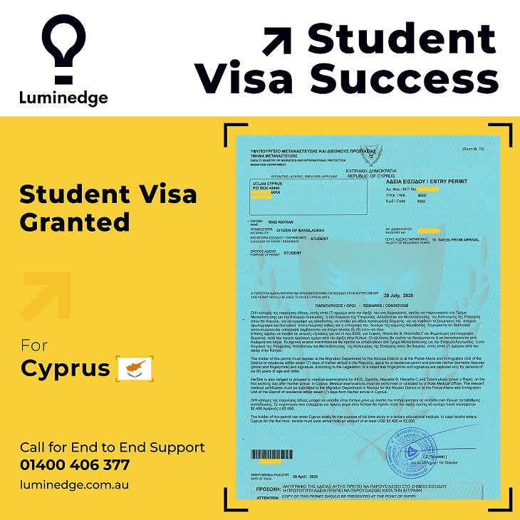 Cyprus Student Visa Granted Riad